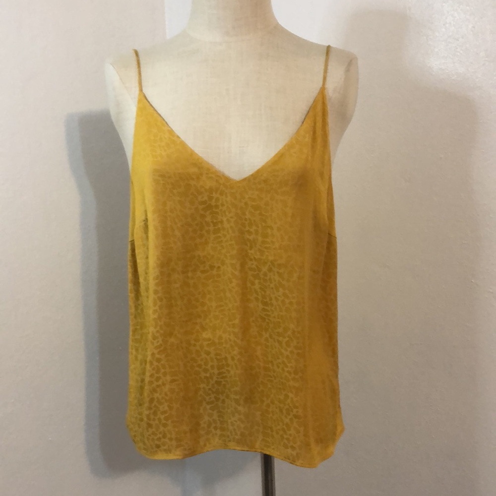 H&M gold tank top size 12 - Picture 1 of 9